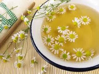 Chamomile decoction